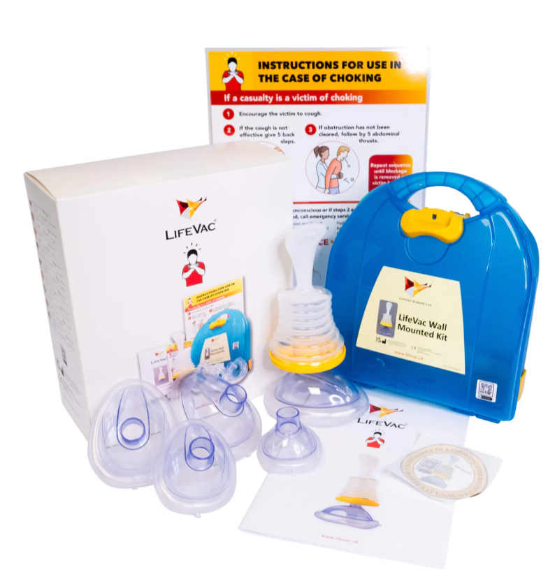 Kits LifeVac maison, voyage et mural pour la prévention des étouffements