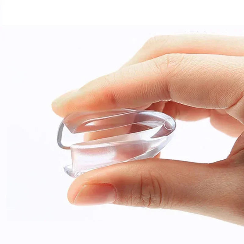 Protection d’angle de table en silicone transparent pour sécurité enfant